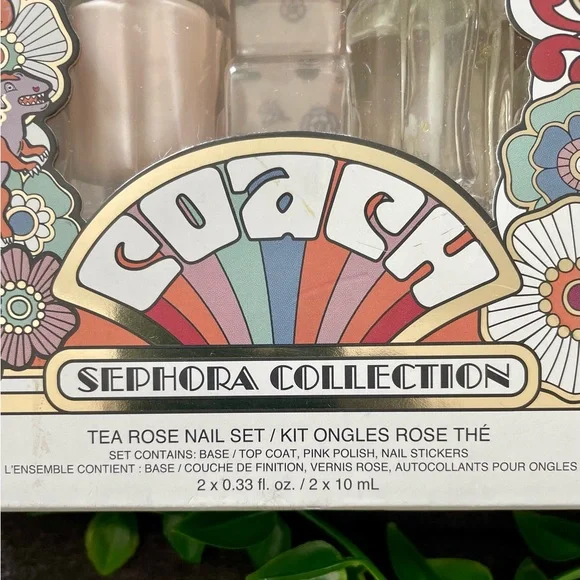 🌹 Coach Sephora Collection Tea Rose Nail Set 🌹 - Picture 7 of 8